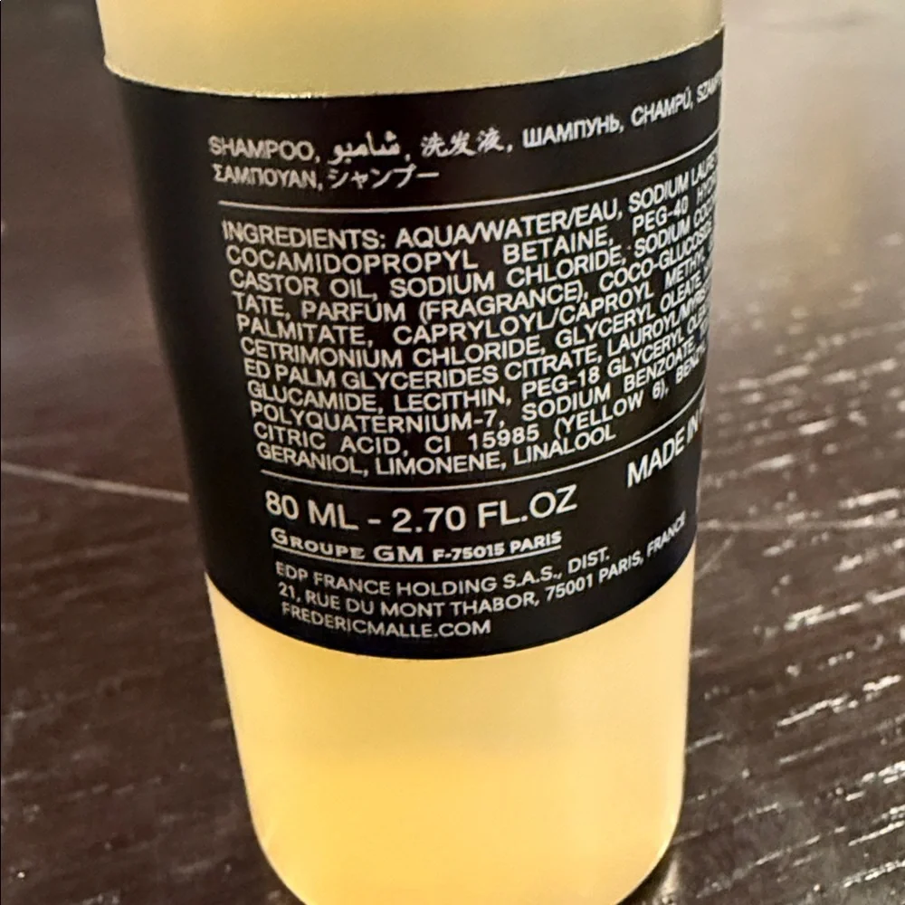 Frederic Malle Eau de Magnolia Shampoo luxury 2.7 oz rare travel hair care